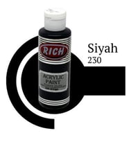 Rich Master Akrilik Boya 120 cc. 230 Siyah 