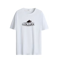 Türkçülük Görselli  Unisex (Tshirt) Tişört (Beyaz)