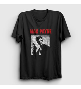 Presmono Unisex Siyah Max Payne Oyun T-Shirt 448908tt