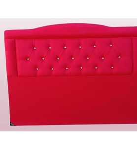 Başlık 90341 DK Çift Kişilik 120 Kırmızı Baby Face Kumaş Dolgun Kapitone El Yapım