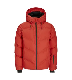 Jack & Jones 12260482 Jcoslay Heat Quilted Puffer Sn Kırmızı