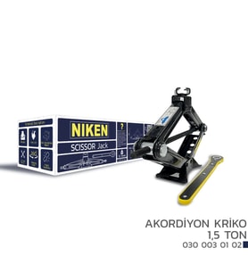 Akordiyon Cırcırlı Kriko 1.5 T Niken (Beyaz)