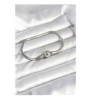 Mey İthalat® Gümüş Renk Pirinç Charm Bileklik
