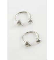 Septum Çelik Piercing 2 Adet (Gümüş)