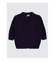 Civil Baby Bebek Triko Hırka 6-18 Ay Pancar Moru (Mor)