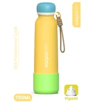 750 ML Pipetli Sızdırmaz Paslanmaz Çelik Termos Matara El Askılı bpa içermez 750ml 1106FF
