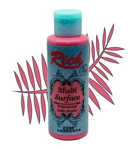 Rich Multi Surface Her Yüzey İçin Akrilik Boya 120 cc. 2296 GARDENYA 