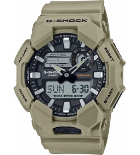 Casio GA-010-5ADR Quartz Silikon Kahve 20 ATM 52 mm Erkek Kol Saati