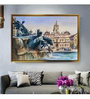 Altın Çerçeveli dekoratif tablo l1400 (Gold)
