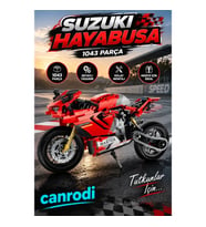 CaDA Suzuki Hayabusa 1043 Parça Spor Motosiklet Block Yapım Seti