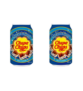 Chupa Chups Sparkling Cola Flavour - Kola Aromalı Gazlı İçecek 345 ml (2 ADET)