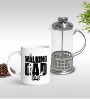 BK Gift Kişiye Özel The Walking Dad Tasarımlı Kupa & French Press Seti-2 (Model 1)
