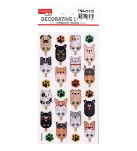 Tanex Puffy Boncuk Köpekler Serisi TNX-27112
