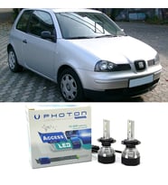Seat Arosa Led Xenon Uzun + Kısa Far Ampulü H4 Access Yeni Seri Beyaz 1997-2000
