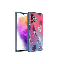 Samsung Galaxy A73 Uyumlu Kılıf Kamera Korumalı Desenli Sert Silikon Zore Epoksi Kapak (Model 3)