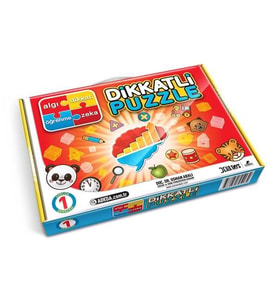 Adeda Yayıncılık Dikkatli Puzzle - Dikkati Güçlendirme Seti - Osman Abalı