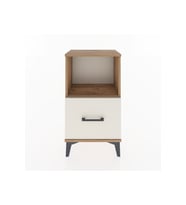 Arges Komodin Tek Raflı Tek Çekmeceli 44x30x80 Çam-Aytaşı