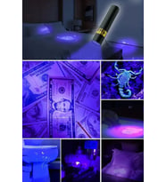 Plentiful Oje Kurutucu Para Kontol  Mini Cep Boy USB İle Şarj Olan LED UV Mor Işık El Feneri