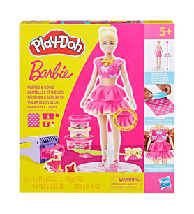Play-Doh Barbie Fırfırlar ve Fiyonklar Seti G1361