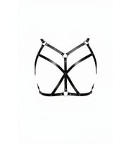 Mulvxbrf Brf02 Siyah Göğüs Harness Çapraz Detaylı Suni Deri Vücut Aksesuarı - Brf247 (Mulvix)
