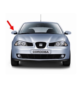 Seat Cordoba 2003-2009 Sağ Yan Dış Dikiz Ayna Kapağı 6L0857538