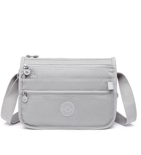 Smart Bags Kadın Postacı Omuz Çantası 1128 A.Gri (Siyah-Gri)