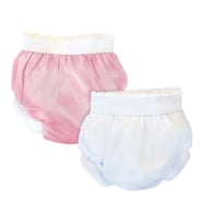Sema Baby 2'li Lüks Alıştırma Külodu 16-22 kg - Beyaz/Pembe