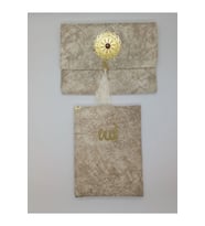 Lüks Çantalı Kadife Kaplı Yasin ( Krem )