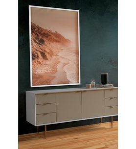 Çerçeveli  Tablo Modern Sanatsal Çerçeveler Dekorasyon  Ev Dekoru Konsept Tekli Çerçeve-ÖZC-322 (Beyaz)