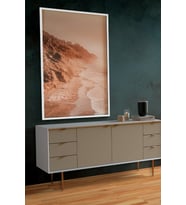 Çerçeveli  Tablo Modern Sanatsal Çerçeveler Dekorasyon  Ev Dekoru Konsept Tekli Çerçeve-ÖZC-322 (Beyaz)
