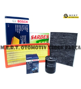 Fiat Stilo 1.4 16V Filtre Bakım Seti (Hava-Yağ-Polen)
