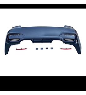BMW E90 2005-2011 Komple Tampon Arka Egz.Çıkışlı STYLE B A51128040567M4 Wender