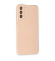 Galaxy S21 Kılıf Nano İçi Kadife  - Pudra