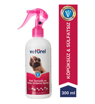 Vetürel Kedi Köpek Pati Temizlik ve Koku Giderici Sprey 300 ml