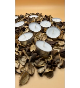 Mini Boy Tealight Mum 500 Lü Beyaz