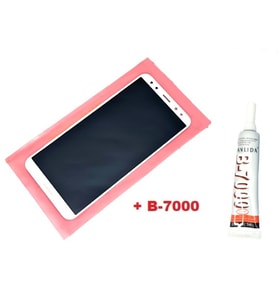 Tkgz Mate 10 Lite Uyumlu Lcd Ekran Dokunmatik Servis + B-7000 BEYAZ