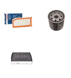 Bosch Filtre Bakım Seti Renault Captur 1.5 Dizel 2013-2019 Hava + Yağ f. + Polen Filtre Sardes