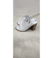 ÇİĞDEM GERÇEK DERİ BEYAZ KALIN TOPUKLU TERLİK - BEYAZ - 40 - ST02532-12789