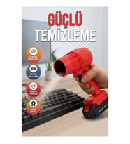 Elektrikli Toz Alma ve Hava Üfleme Cihazı Turbo Motorlu Kompakt Temizleme Aleti