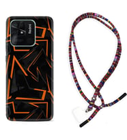 Xiaomi Poco X3 Pro M4 Pro X4 Pro C40 10C Kılıf Boyun Asklı Rasta Silikon Zigzaglar 1651
