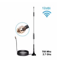 12dbi Dış Mekan Anten Sma Erkek 1.5 Metre Kablo 700Mhz - 2.7GHz Mıknatıslı Gsm Wifi RF sinyal Kuvvet