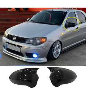 Fiat Albea Batman Yarasa Ayna Kapağı Piona Black ABS 2002-2009