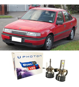 Opel Vectra Led Xenon Uzun + Kısa Far Ampulü H4 Mono Yeni Seri Beyaz 1988-1995