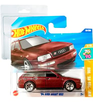 Hot Wheels '94 Audi Avant Rs2 Hw: '70S Vs '90S 2/10 (29/250) Hyw82 Kırmızı 2025 + Koruyucu Kısa Kart (Çok Renkli)