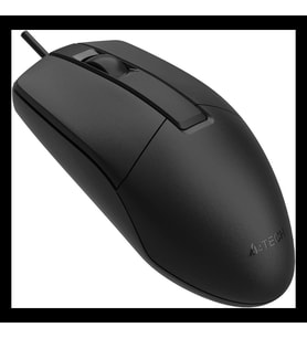 A4 Tech Op-330s, Siyah, Silent, V-track, 1200dpi, 3 Buton, Usb Kablolu, Optik Mouse