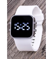Dijital Bayan Genç Kadın Kol Saat Unisex Erkek Silikon Led Bileklik Saat ST-3043