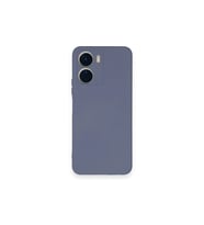 Vivo Y16 Kılıf Nano İçi Kadife Silikon - Gri