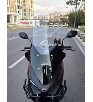 MOTOCAM RKS Lince 125 Ön Cam 2021-2026 Model 78cm Şeffaf Renkli 4mm UZUN