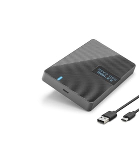 2.5 Inç Sata Hdd/Ssd Harici Disk Kutusu Usb 3.0 Type-C - Siyah HDX1793