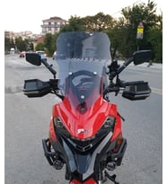 MOTOCAM RKN 530 ADV Ön Cam 2021-2026 Model 55cm Füme Renkli 4mm